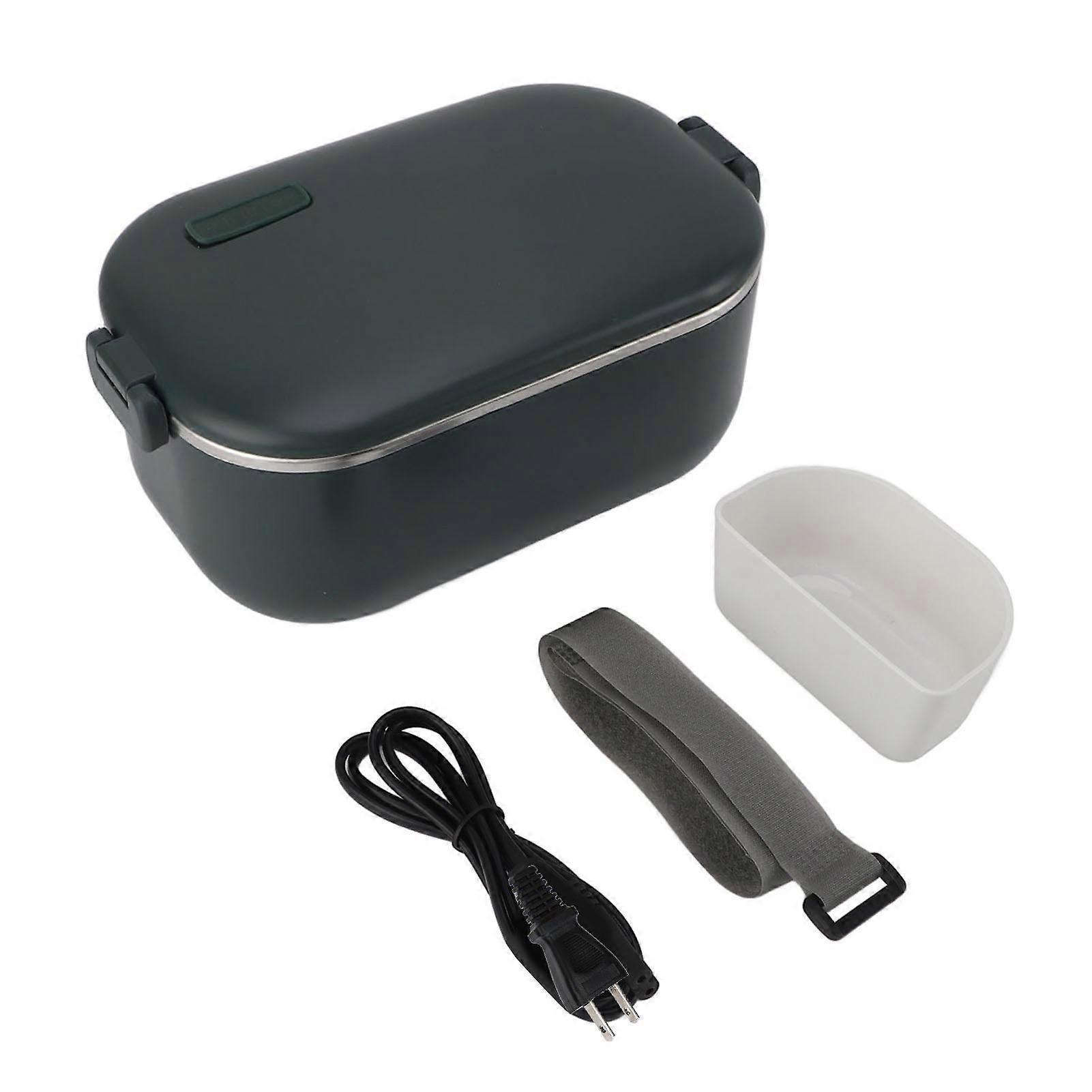 Electric Water Free Fast Efficient 360 Degree Even Heating Washable Leakproof Portable Heated Lunch Box 1L