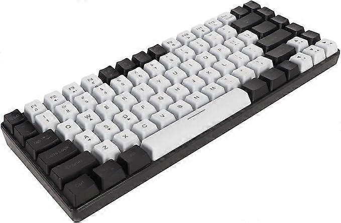 Gugxiom RGB Mini Portable 80% Mechanical Keyboard, RGB Backlit Ergonomic Silent Mechanical Office Keyboard, No Driver Required Plug & Play for Windows