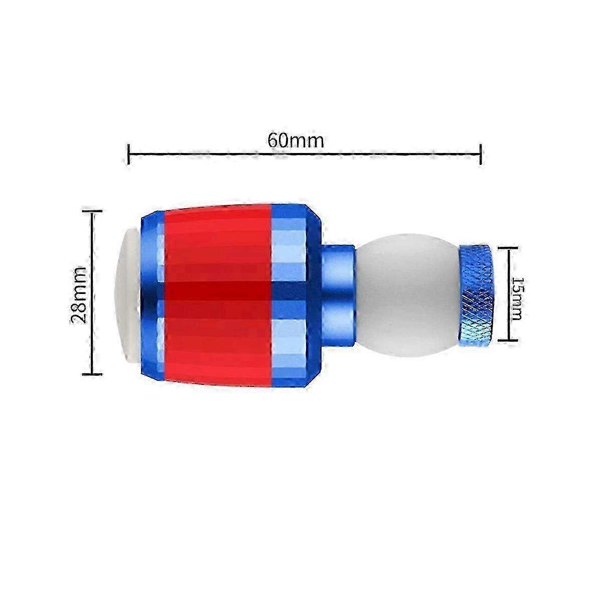 2Pcs Bicycle Handlebar LED Light Grip End Plugs Blinkers Turn Signal Lights Riding Supplies Black js