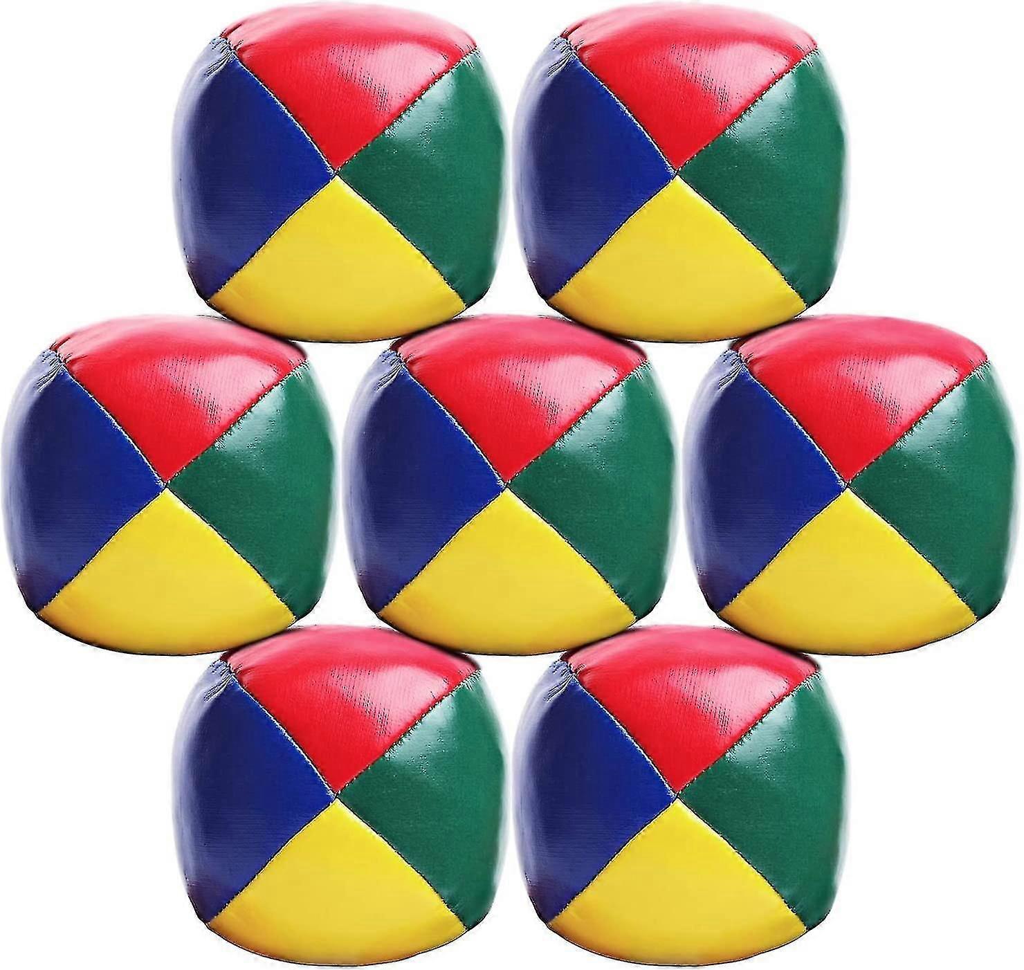 7 Pack Beginners Juggling Balls Durable And Soft Easy Juggle Balls SYx