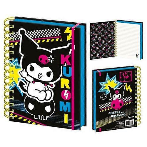 Sanrio Punk Vibes Kuromi A5 Wirebound Notebook