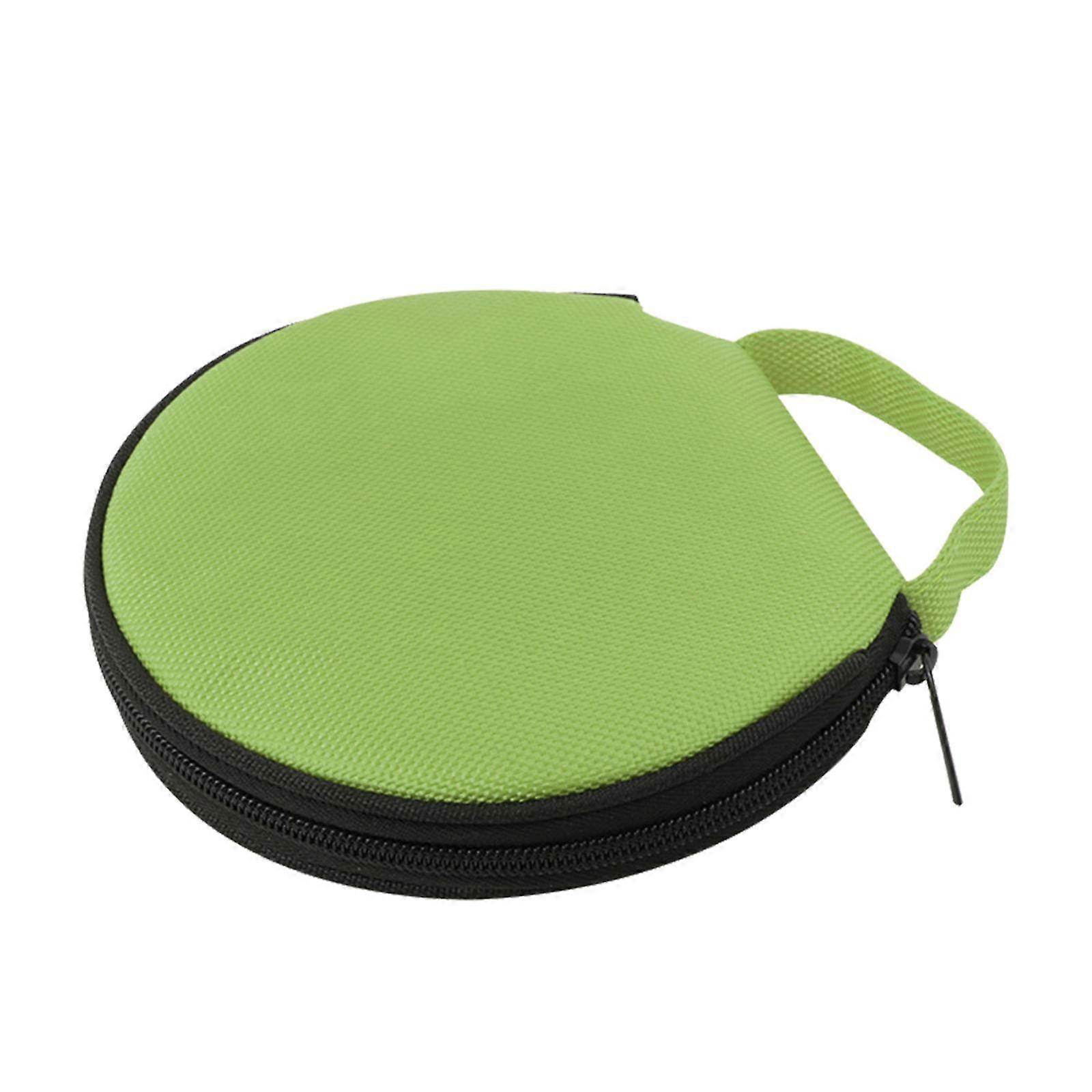 Round Oxford CD Case, Compact Easily Store Portable Prevent Scratch with Hand