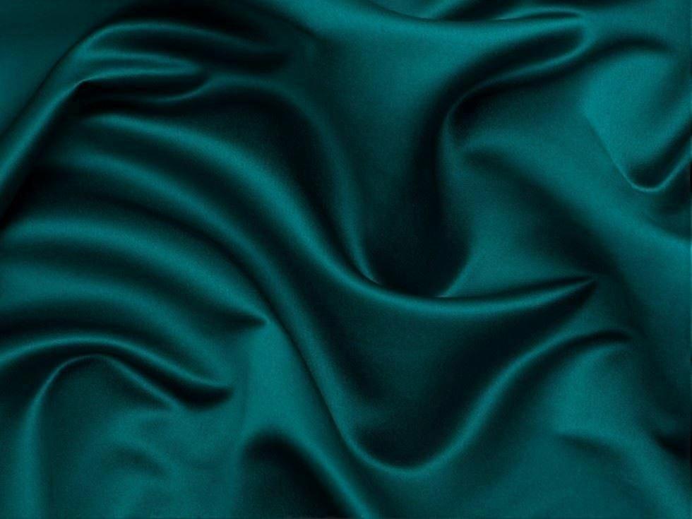 Minerva Classique Duchess Satin Fabric Teal - per metre PO
