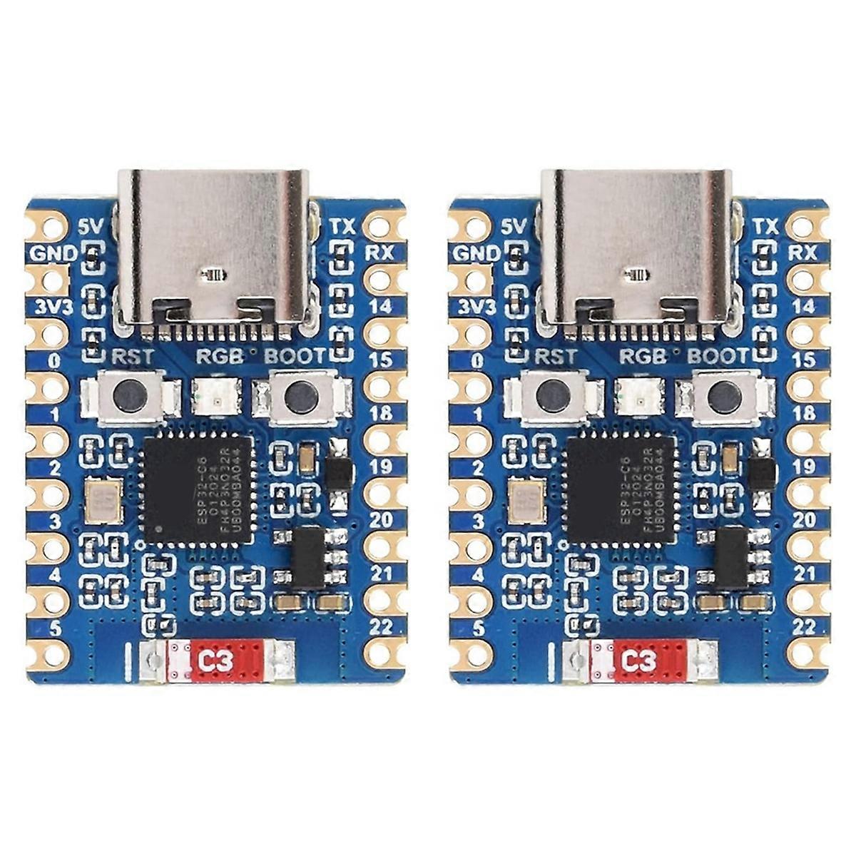 2pcs ESP32 Development Board ESP32-C6 Mini Development Board