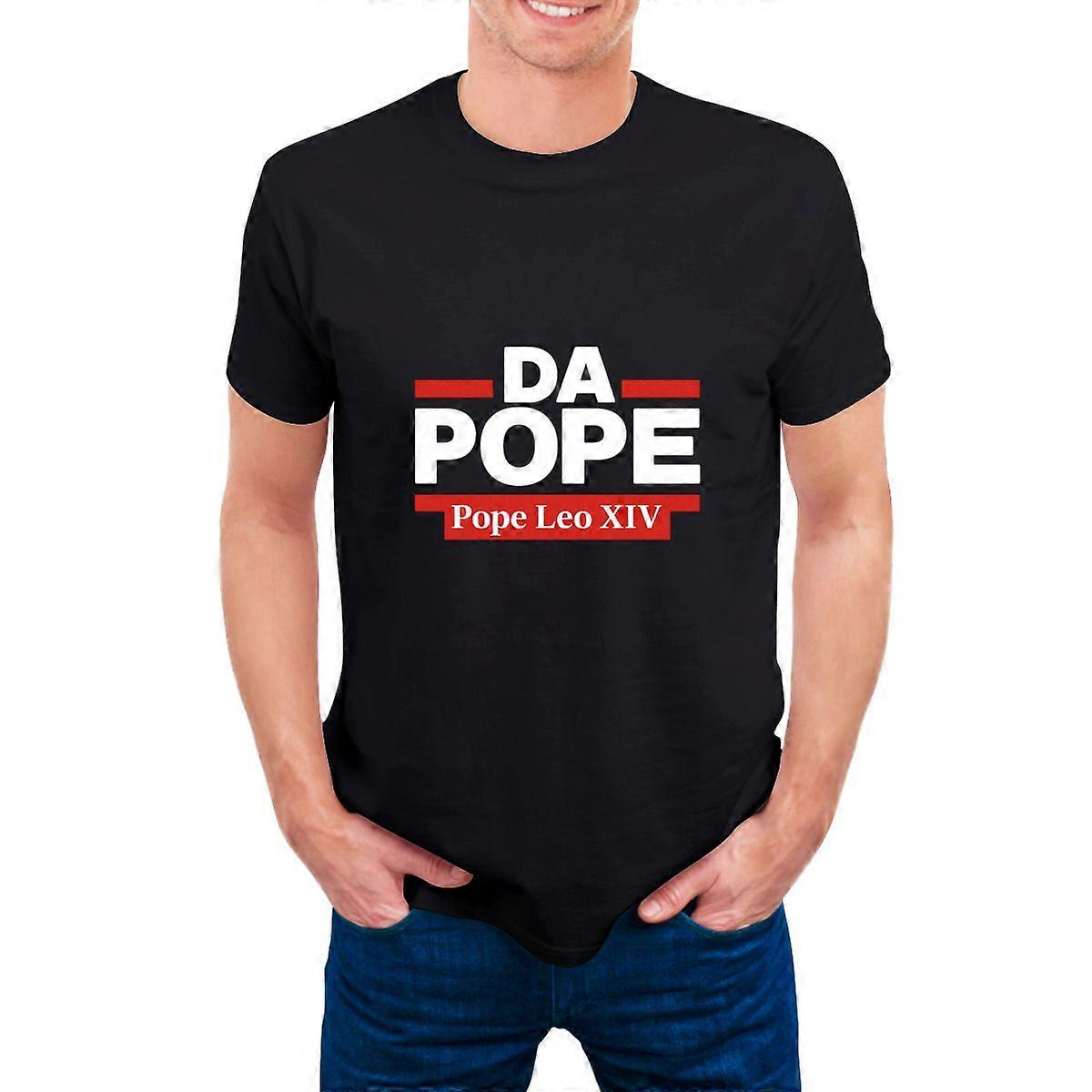 Da Pope Men'S T-Shirt Costume Set  Pope Leo Xiv Bold Graphic Tee With Complete Accessories For Events Or Cosplay With Enhanced Formula And Daily Use B