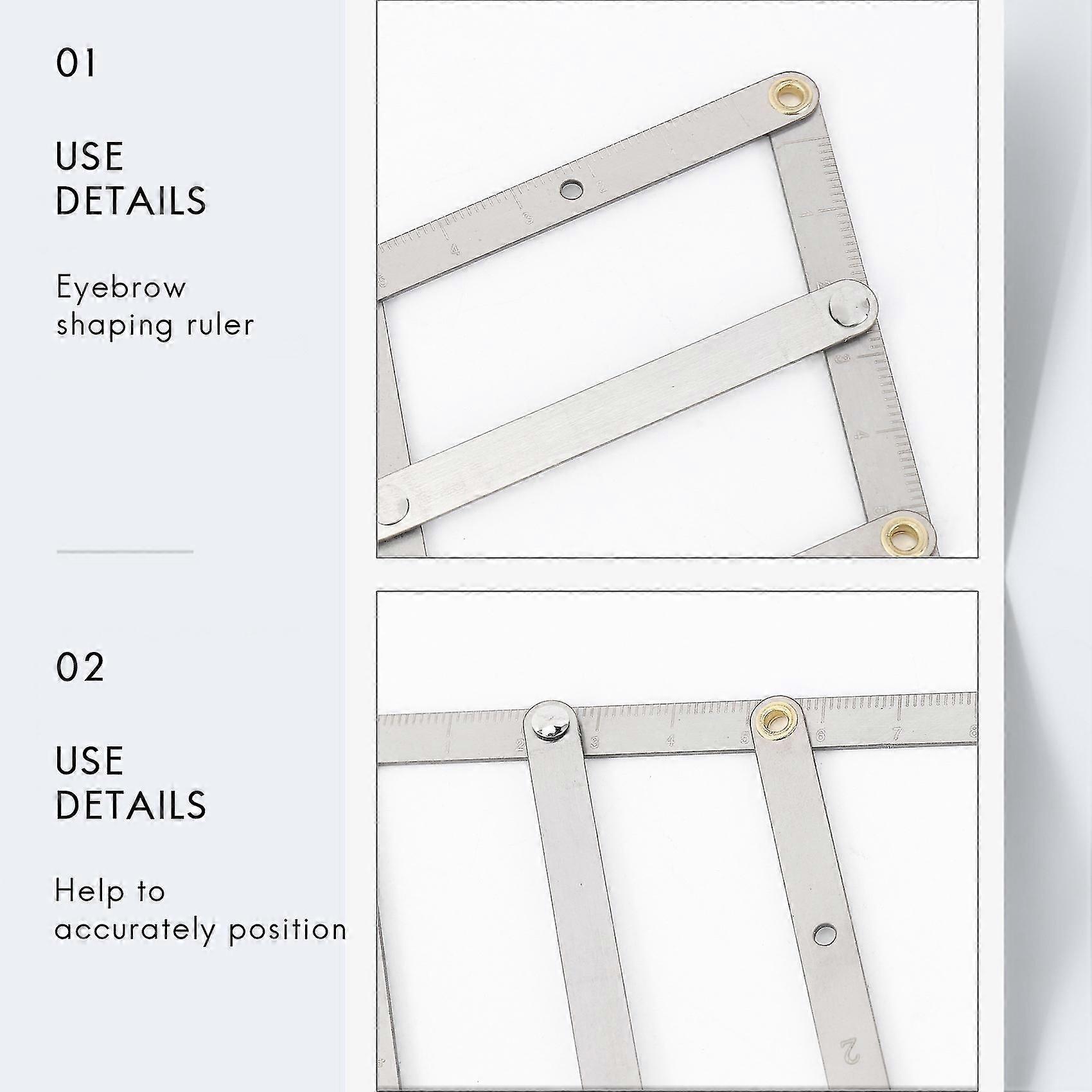 1Pcs Eyebrow Ruler Permanent Makeup Eyebrow Ruler Golden Ratio Divider ...