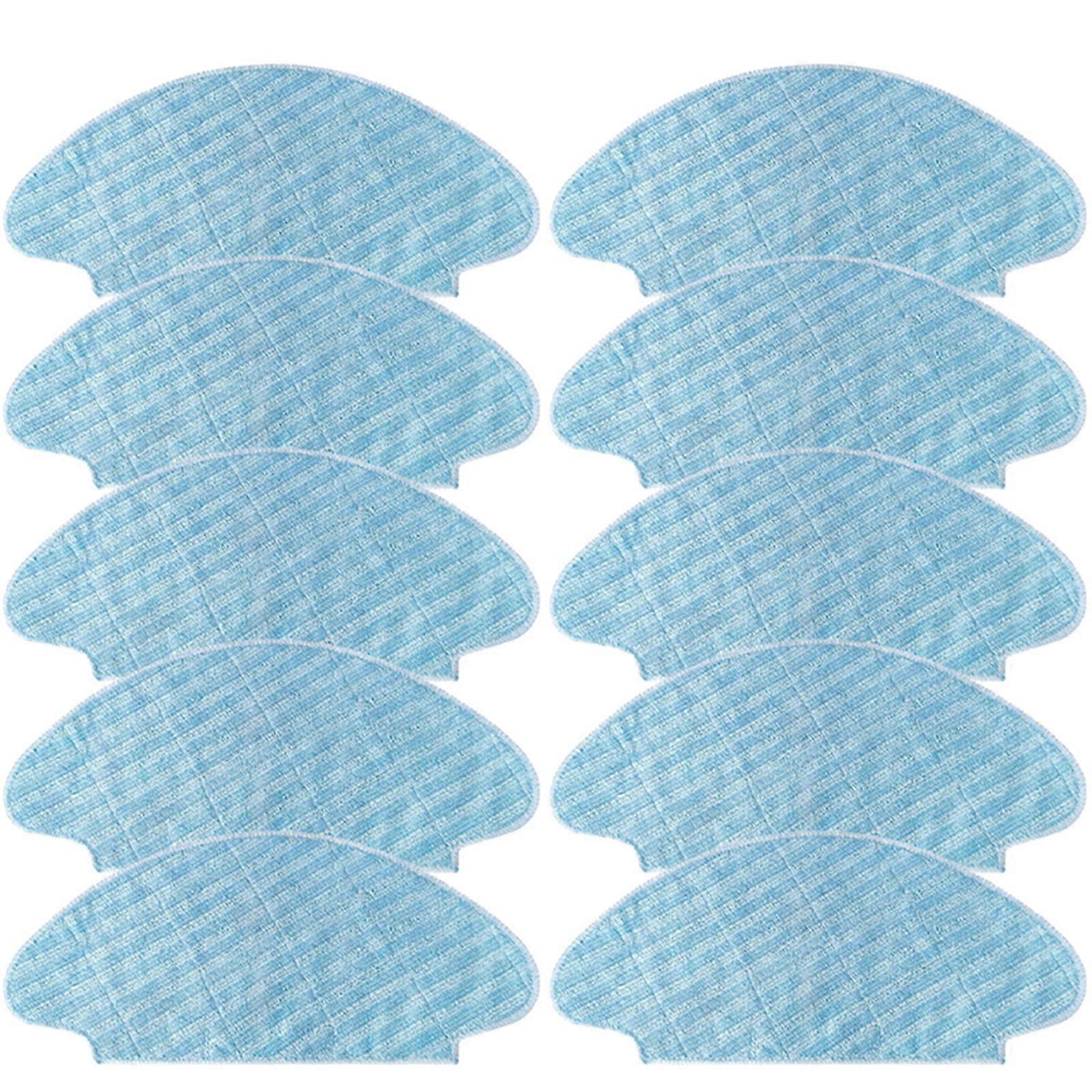 10Pieces Microfiber Rags For X-Plorer Serie 20 40/ISWEEP X3 Replacement Robot Vacuum Cleaner Washable Mop Rags