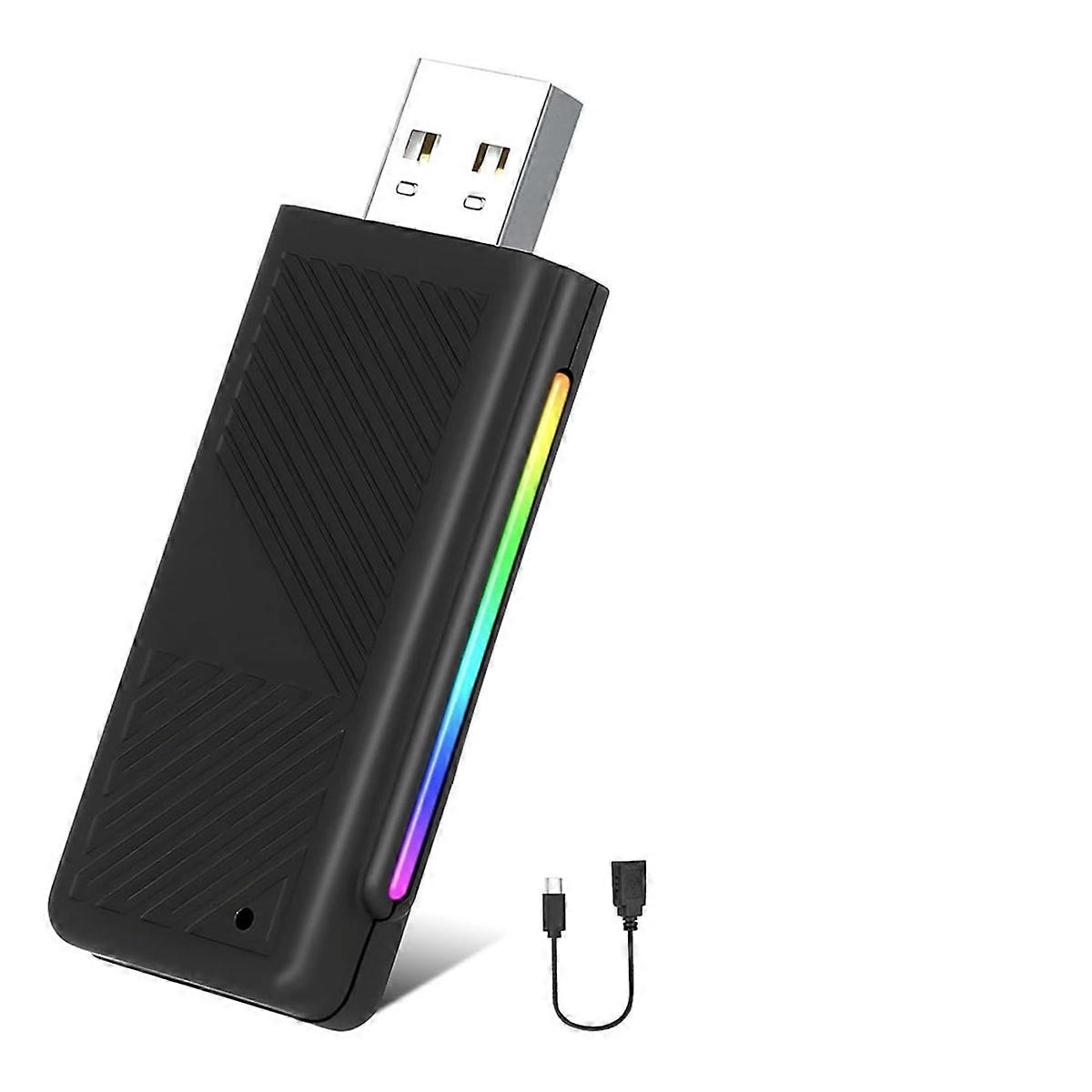 Wireless Carplay Adapter,Wired to Wireless CarPlay Dongle Plug & Play Auto Connect Bluetooth 5.0 Wi