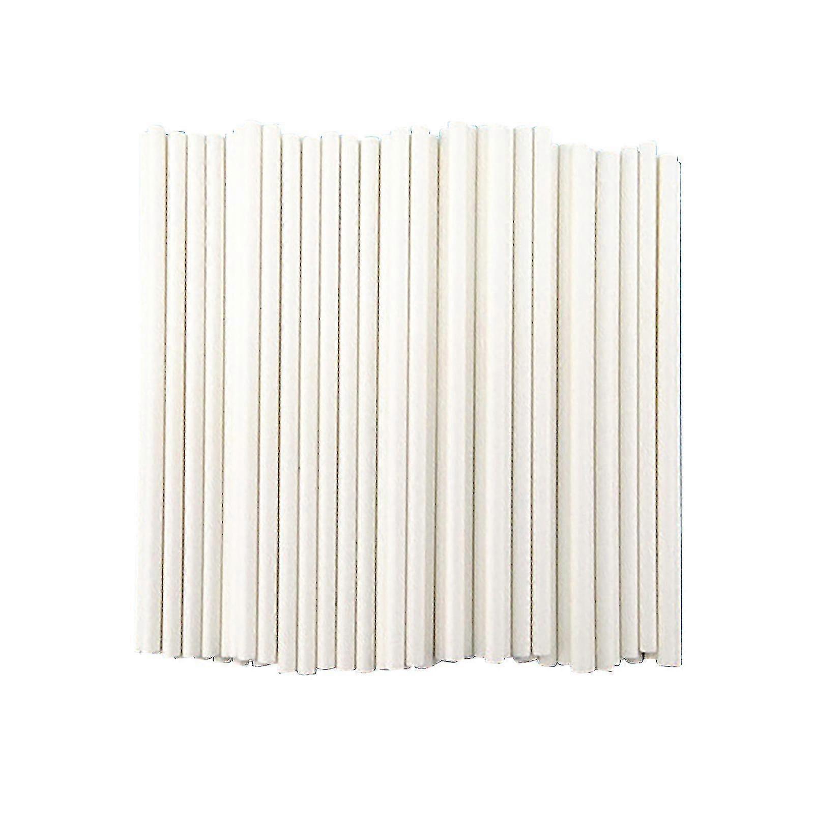 Eco-Friendly Solid Paper Lollipop Sticks for Chocolate Candy 50 Pcs