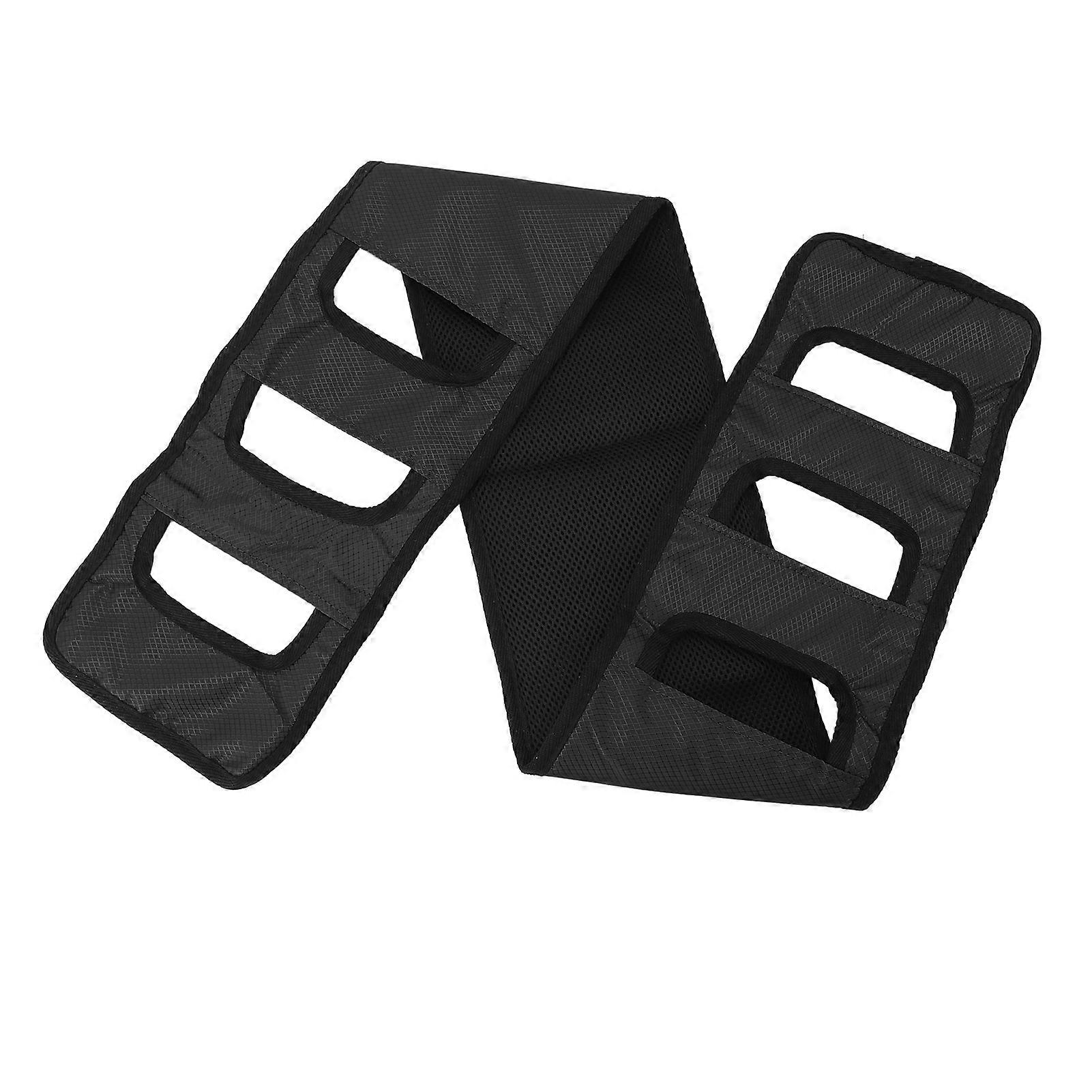 Bed Transfer Nursing Sling Accessory Multi Purpose Elderly Safety Lifting Aids with Padded Handle Black 