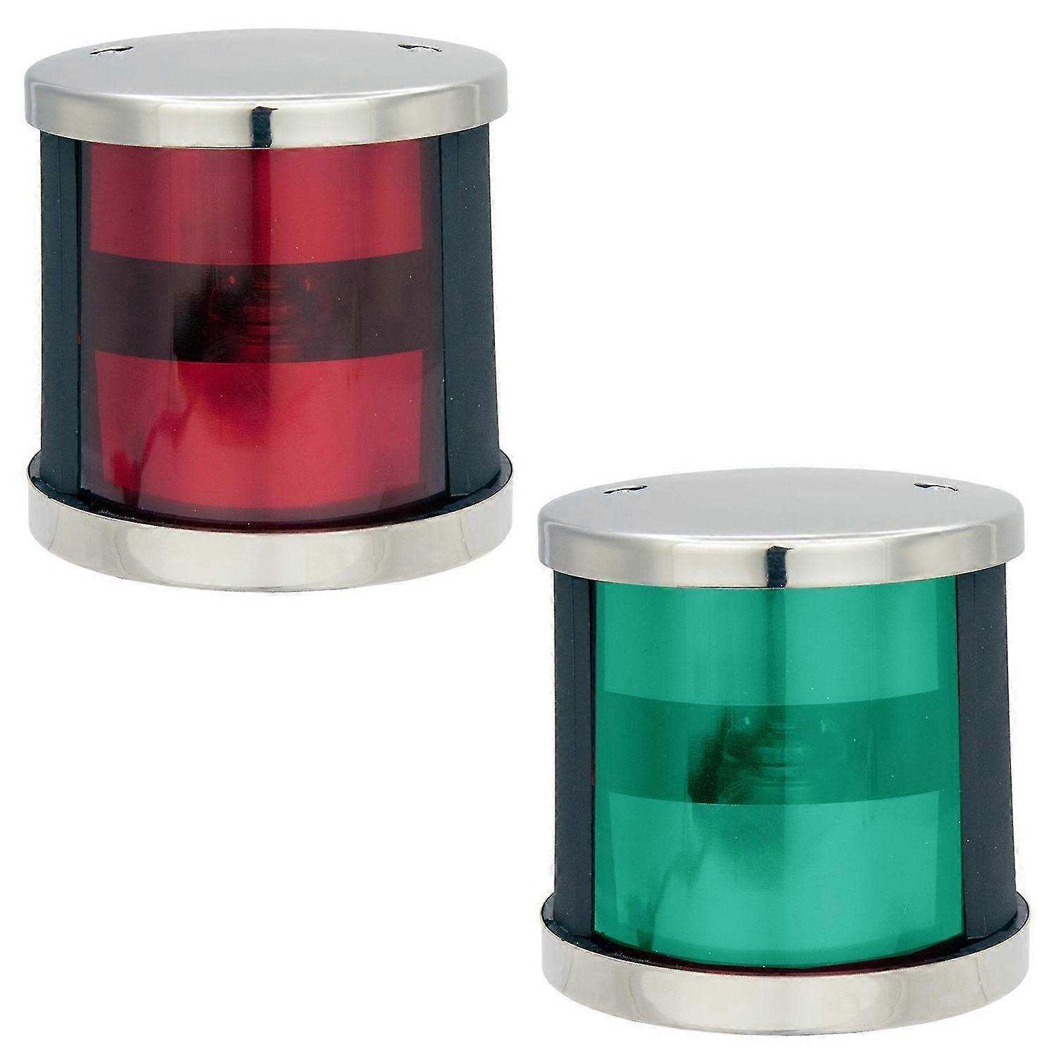 Led Navigation Lights Pair for Boat Running 12V 24V Red Green Side Port Starboard Lamp Sailing Signal Light IP65