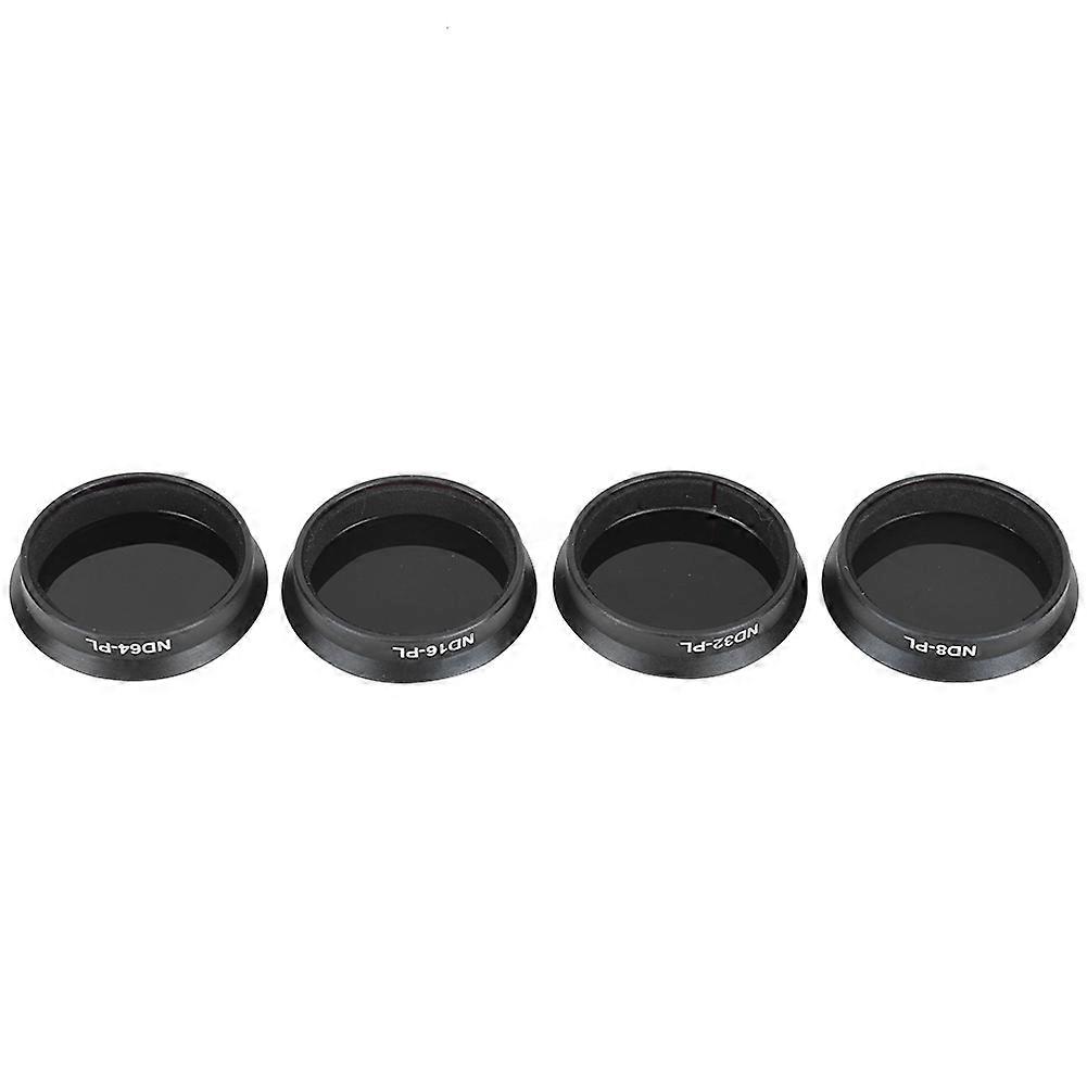JUNESTAR 4Pcs ND8‑PL ND16‑PL ND32‑PL ND64‑PL Lens Filter for OSMO ACTION Motion Camera