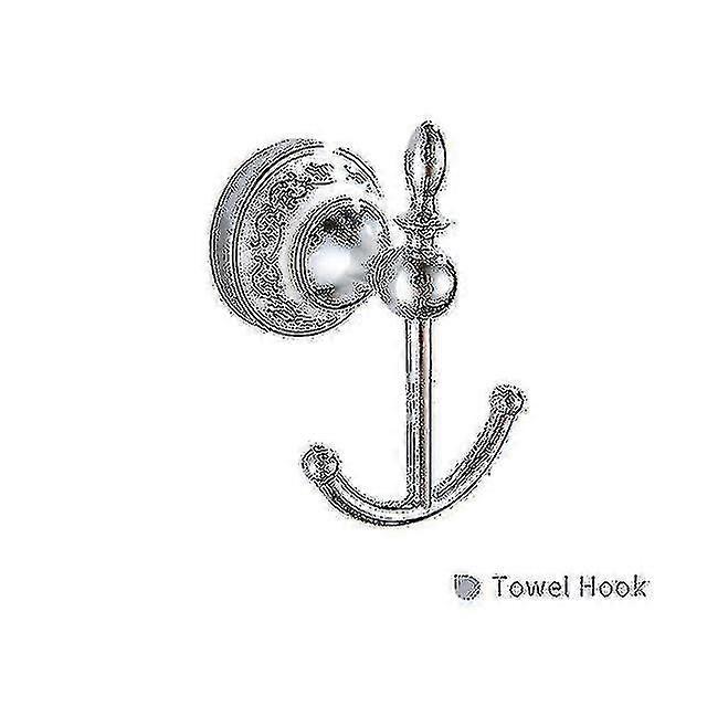 真鍮タオルラック付きセラミックバスルームセット - スタイリッシュ&機能的