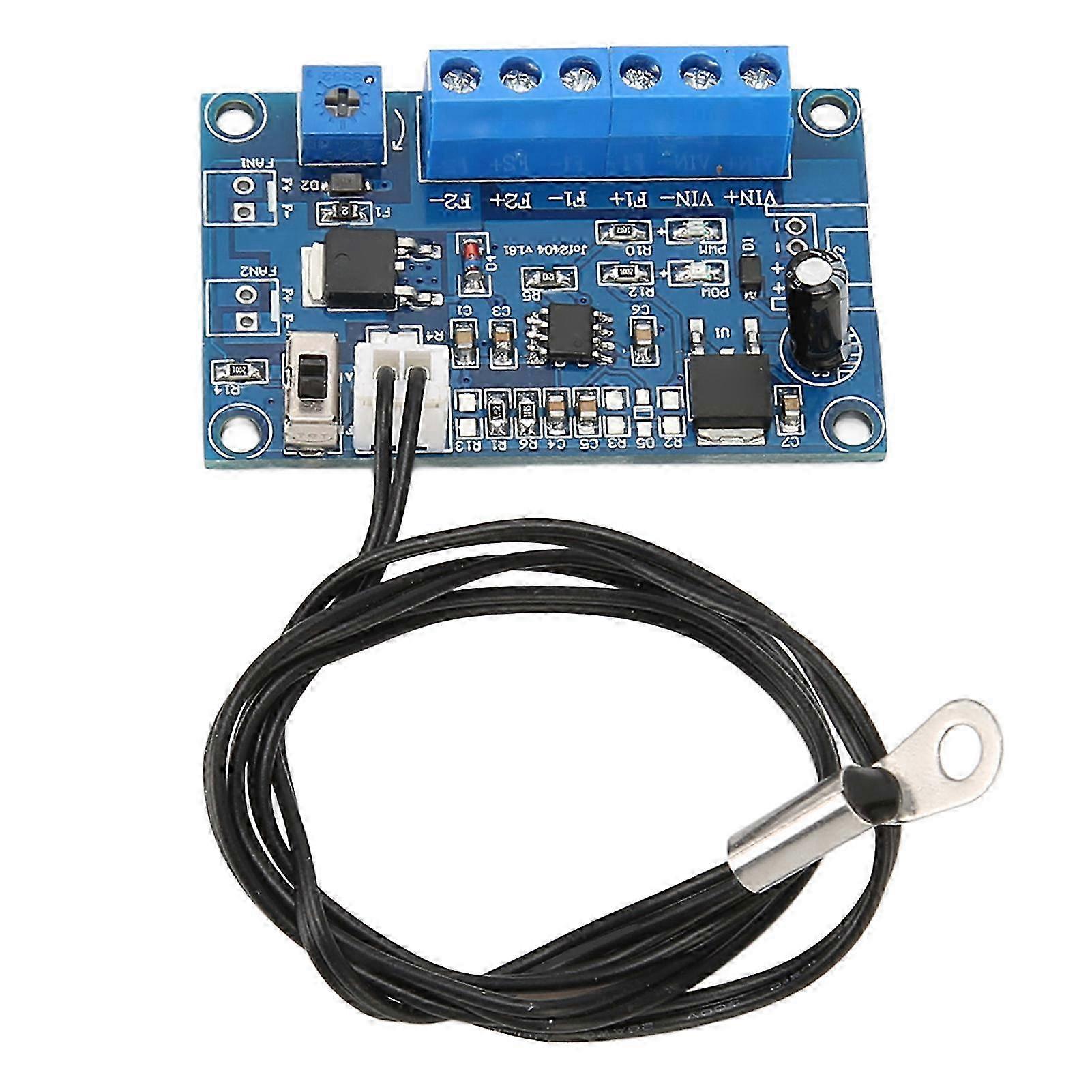 2025 PWM Fan Speed 19.7in Cable Adjustable Or Fixed Mode PC Speed Controller for 12V/24V 2 3 4 Wire Fan