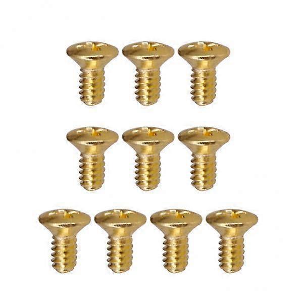 3- 10PCS Guitar Switch Fixed Screws Nuts Guitar Replacement