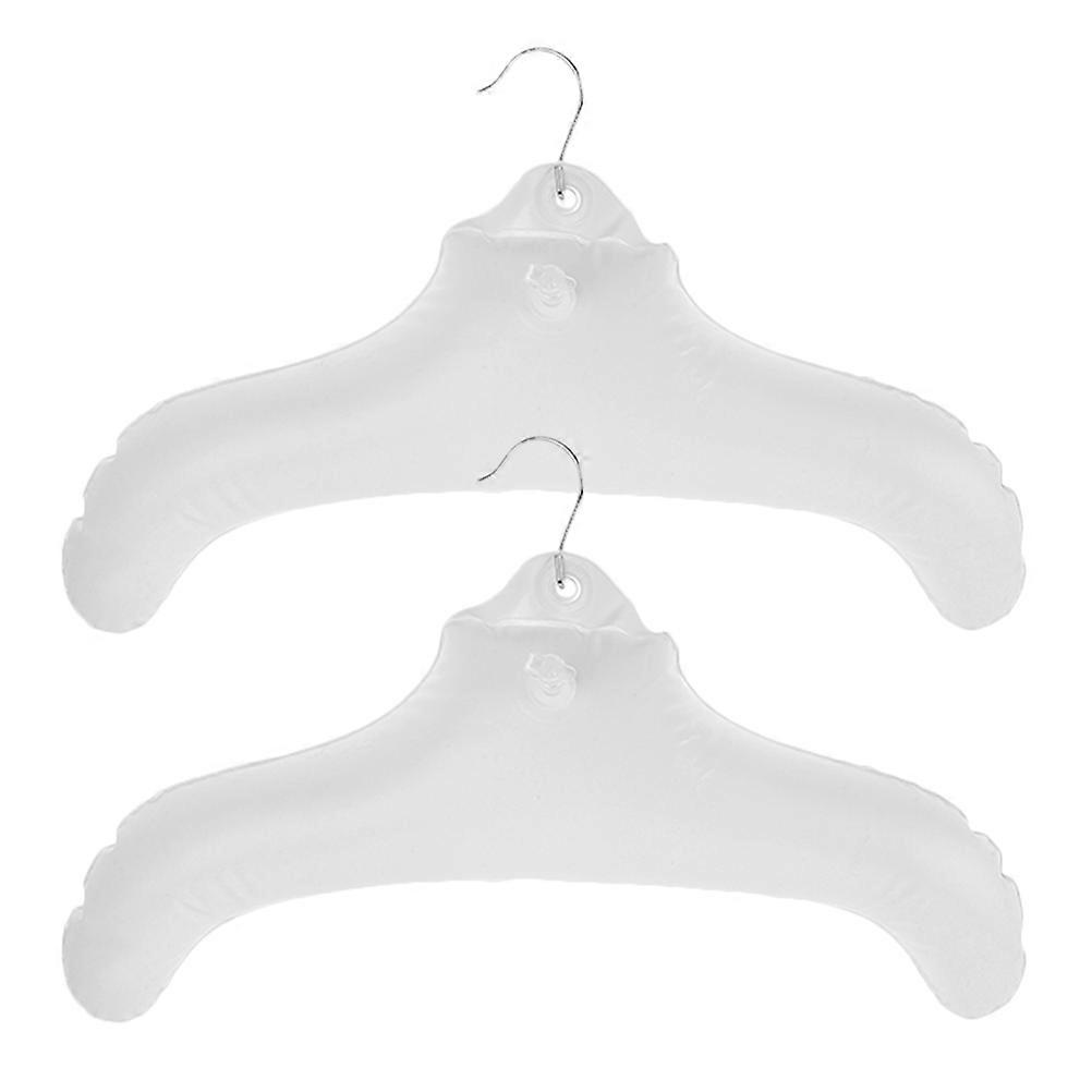 Portable Inflatable Hangers   Space Saving Clothes Drying Rack with Metal Hook, Lightweight & Sturdy Design for Travel and Easy Storage