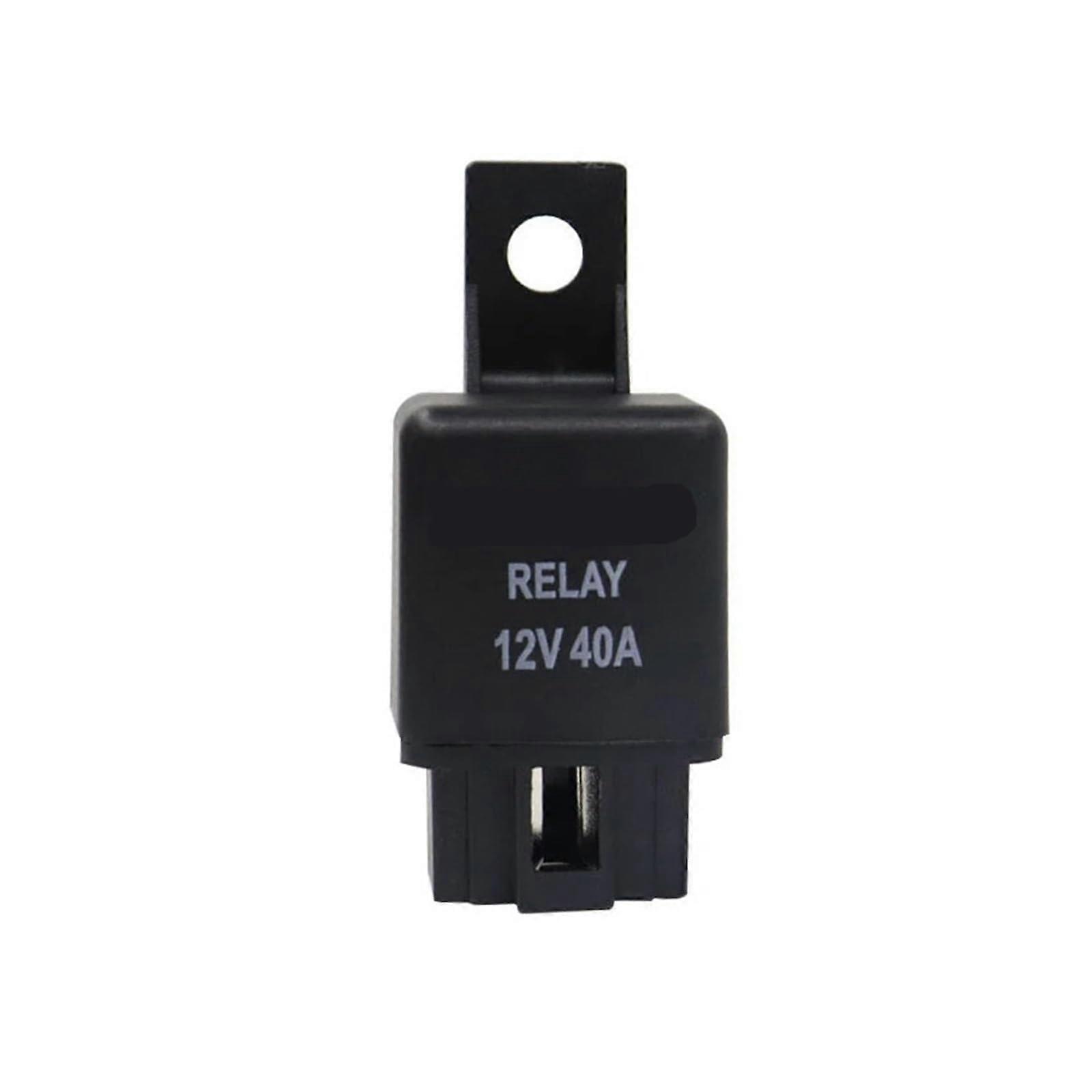 1PCS AutoRelay 12V 4Pin with black and red copperterminal