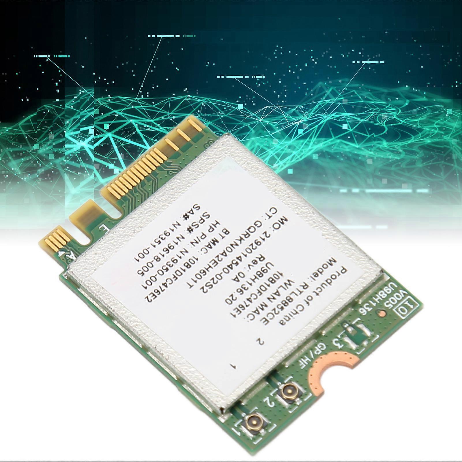 WiFi 6E Wireless Card 2.4GHz 5GHz 6GHz 5374Mbps NGFF BT5.3 Low Delay Wireless Network Card for Computer Networking