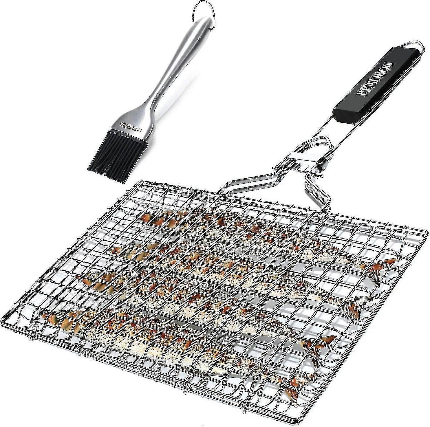 Stainless Steel Foldable BBQ Basket