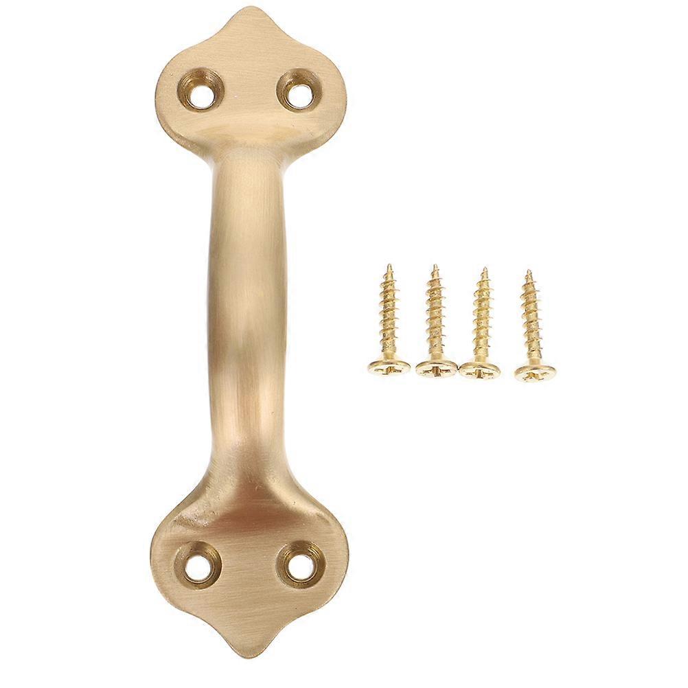 Wardrobe Door Knobs Gold Cupboard Knob Easy To Install For Homeowners 4.91x1.06x0.98inch 1Pcs