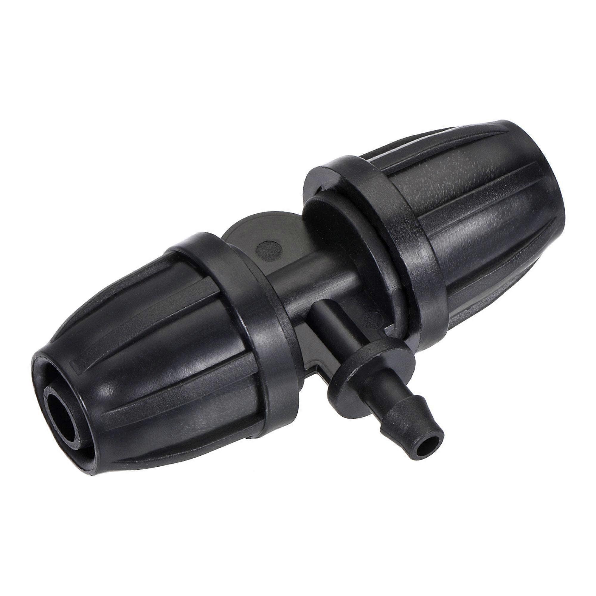 Drip Irrigation TPiece 3Way Fitting 8 mm to 4 mm Internal Pipe Black for Garden Drip Hose Irrigation System Pack of 20 Ref: 2031