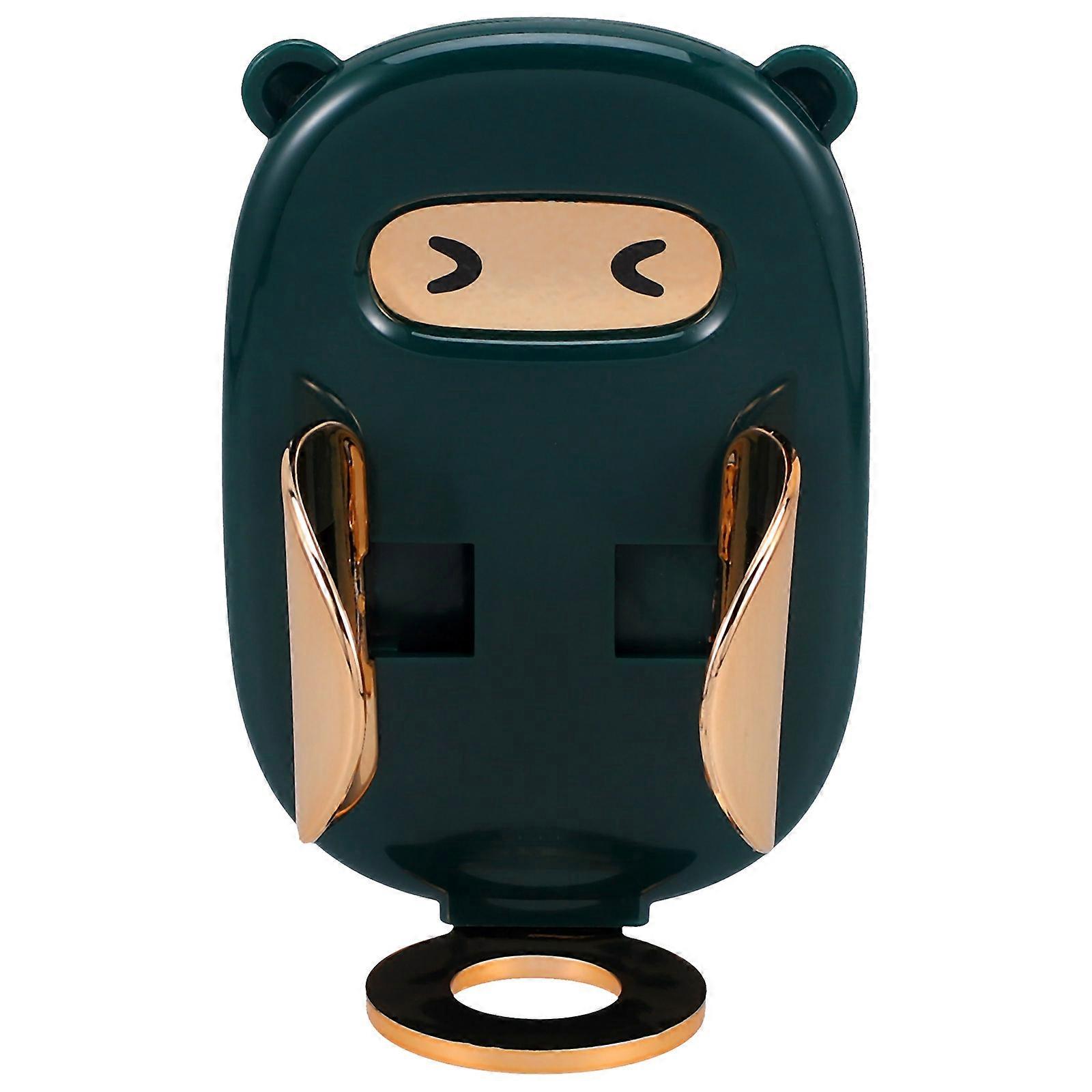 Toothbrush Wall Holder Rectangular Shape Wall-Mounted Storage Household Users Electroplating 8.50X5.50X4.00CM 1Pcs