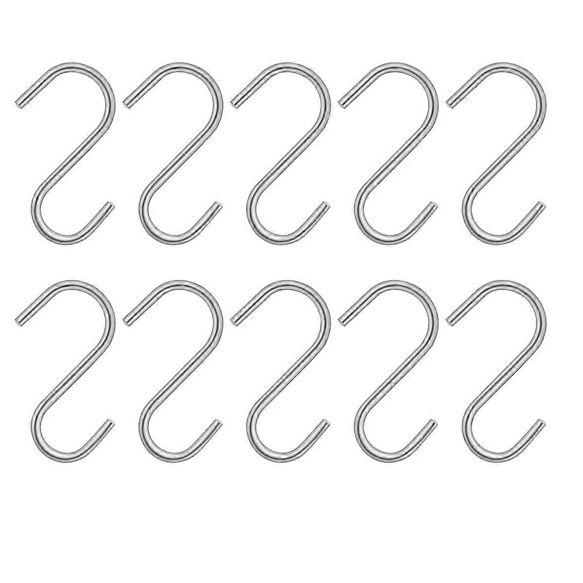 Hooks for Hanging Metal Hooks for Hanging Work Area Kitchen Utility Hooks for Clothes 100Set