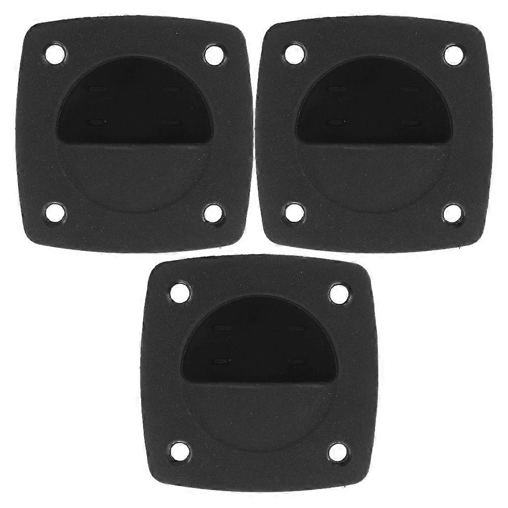 3pcs Recessed Boat Hatch Pull Handles – Durable, Corrosion Resistant Flush Mount for Boats, RVs, and Cabinets