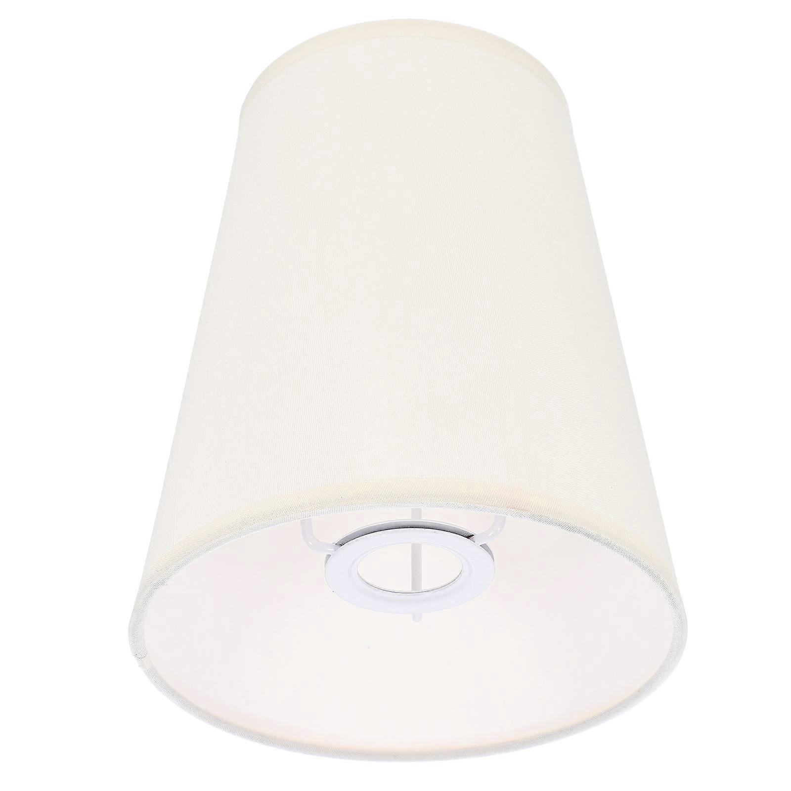 Lamp Shade Clip On Fabric Wrapped Lampshade For Pendant Light Wall Light Bedroom Study Library 1Set
