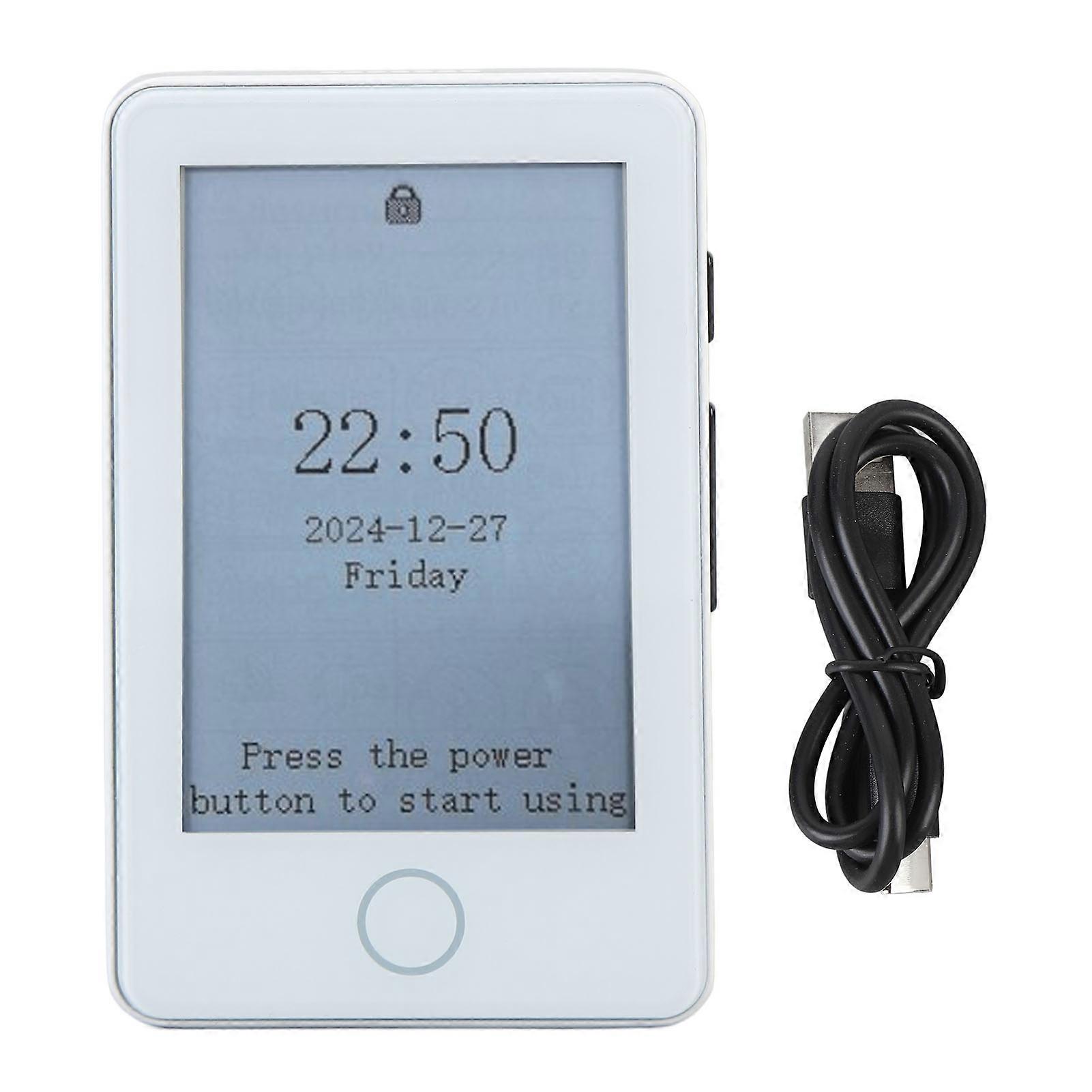 Lecteur de livres électrique portable avec écran tactile de 2,7 pouces, lecteur MP3 Bluetooth