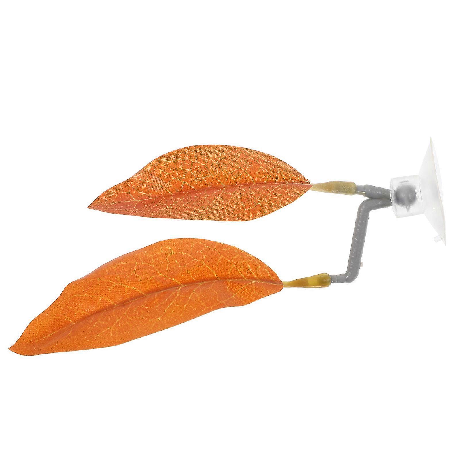 Betta Fish Resting Spot Plastic Leaf Hammock For Fish Tank Aquarium 1Set