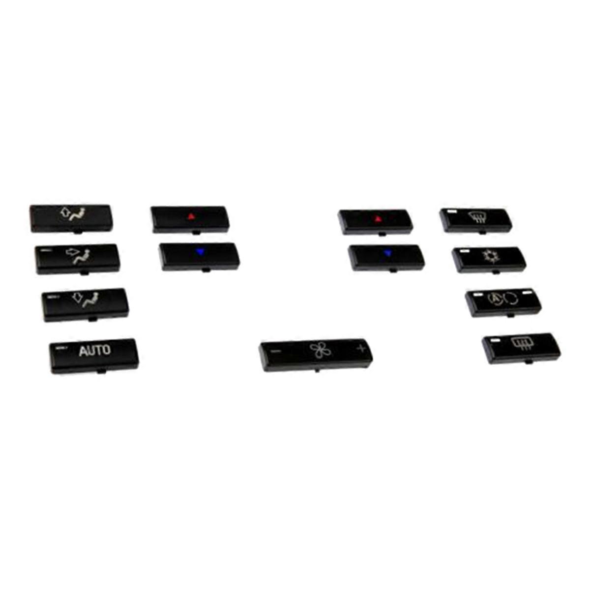 14 Button Key Air Conditioner Switch Key Cover for E39 E53 525I