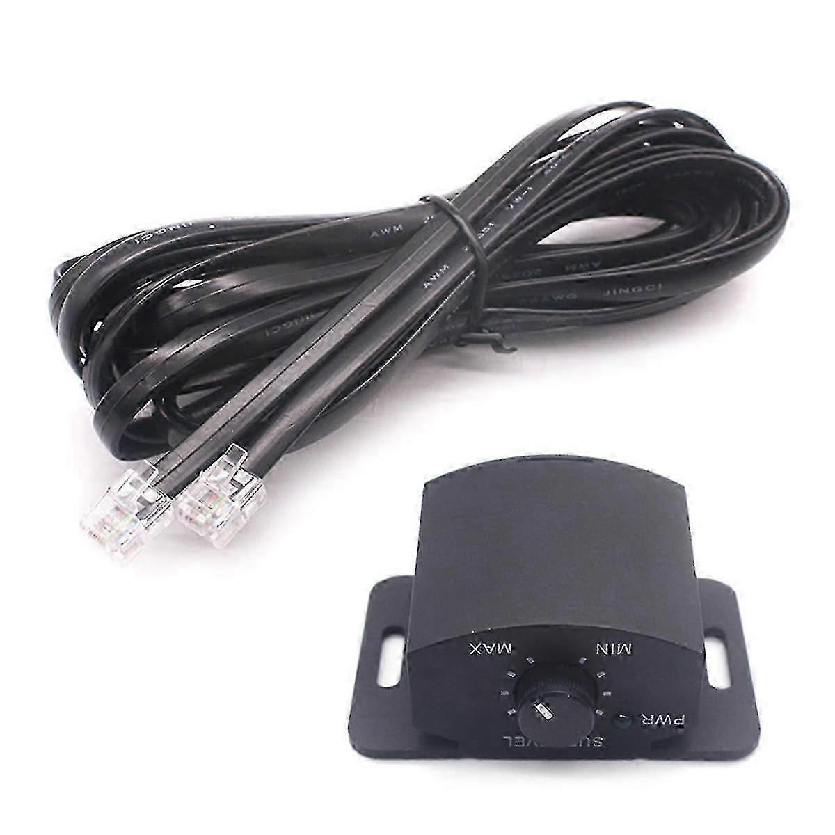 Ενισχυτής Έλεγχος κουμπιού μπάσων 6Pin Subwoofer Τηλεχειριστήριο ρύθμισης έντασης