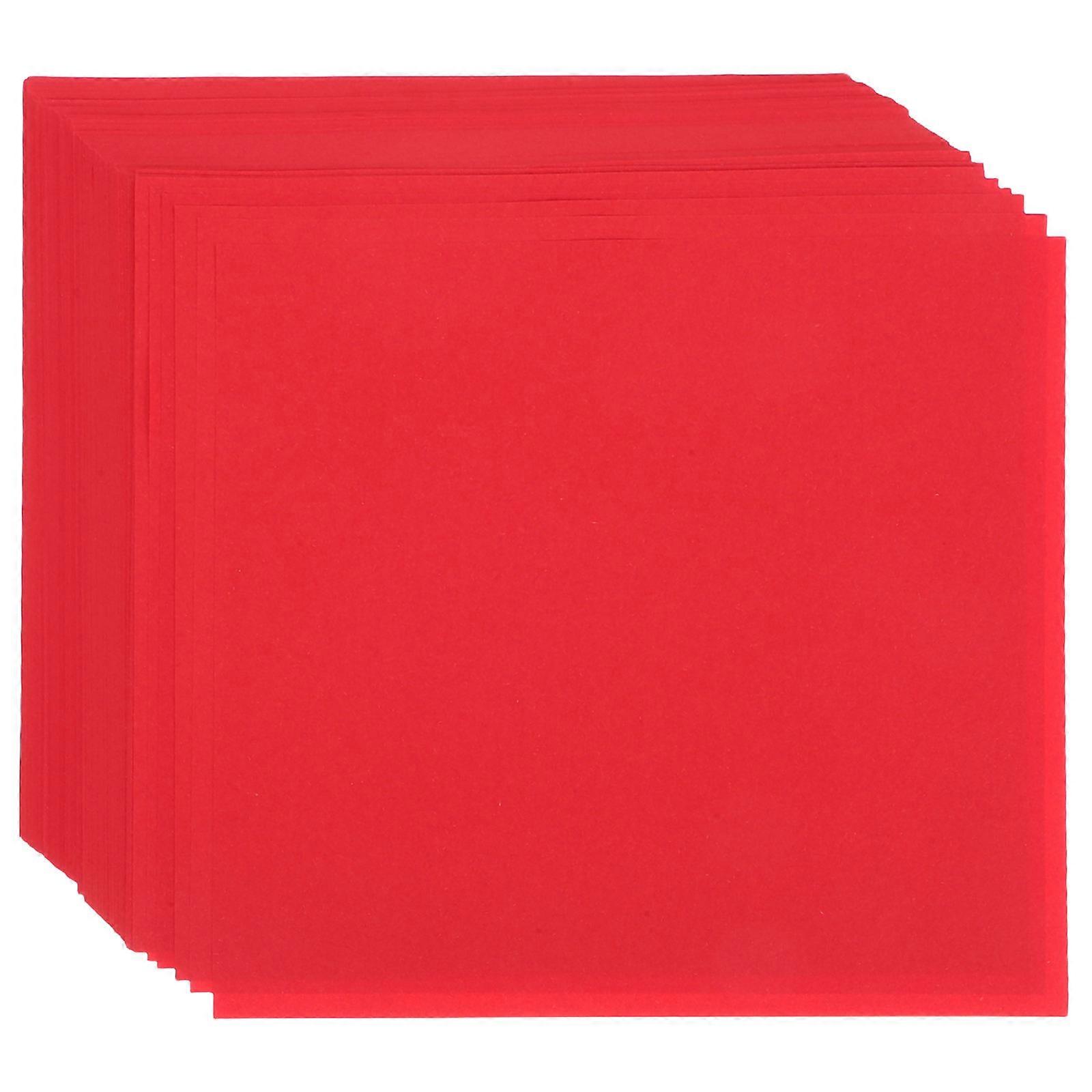 Crafting Paper Origami Paper Square Red 20.00X20.00X0.10CM Crafting 200 Sheets