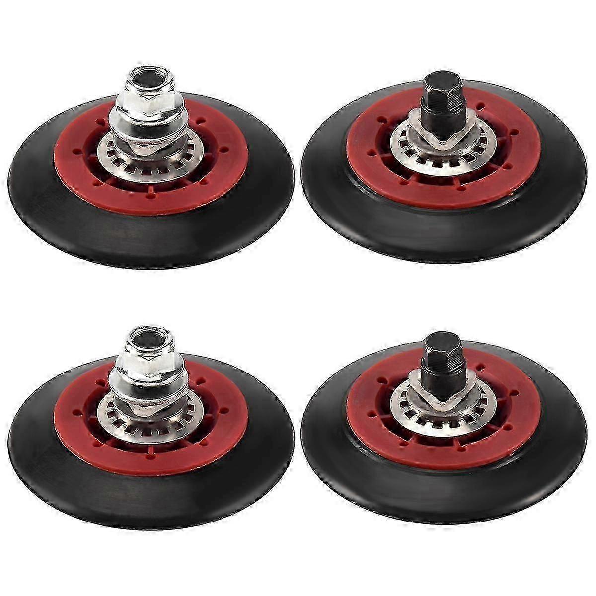 4 Pack of Dryer Drum Roller Assembly Compatible with Certain Brands, Replace Part 4581EL3001C, PS8260240
