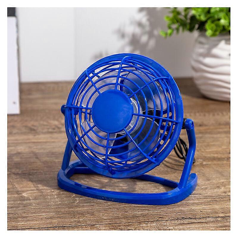 Mini Skrivebordsventilator Blå USB-forbindelse Computere Bærbare computere Støjsvag