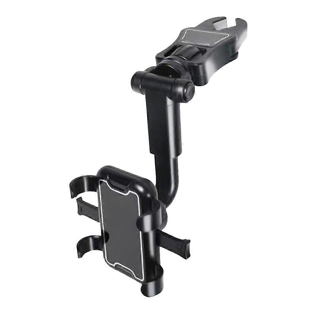 Rotatable Car Phone Holder Rearview Mirror Mount Durable Practical Universal Smartphone Accessory for Easy Navigation