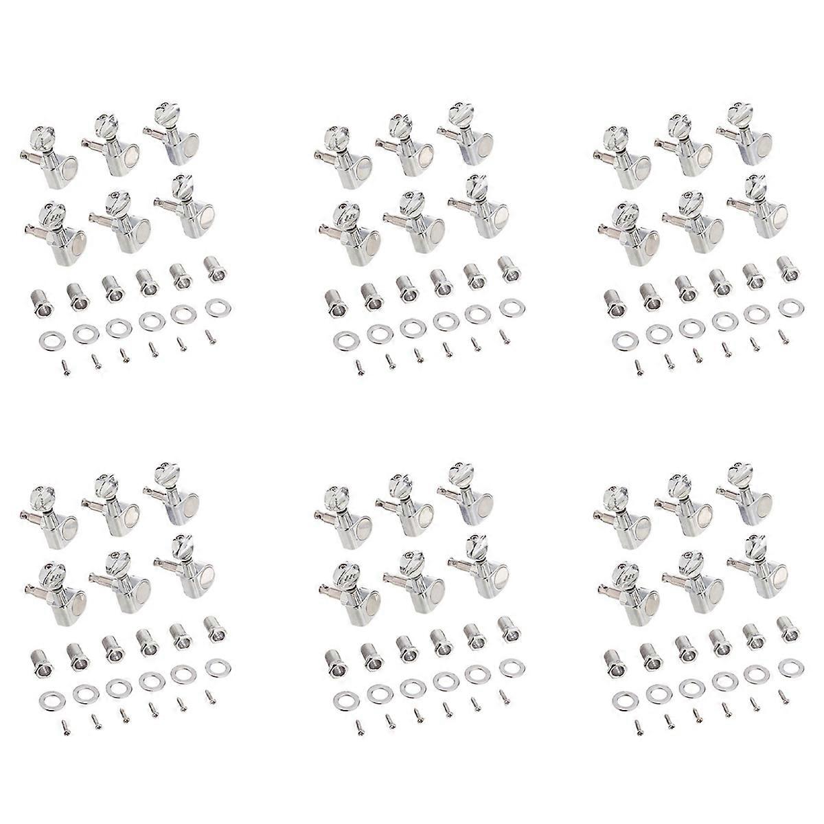 6pcs 6R Guitar Tuning Pegs Tuners Machine Heads