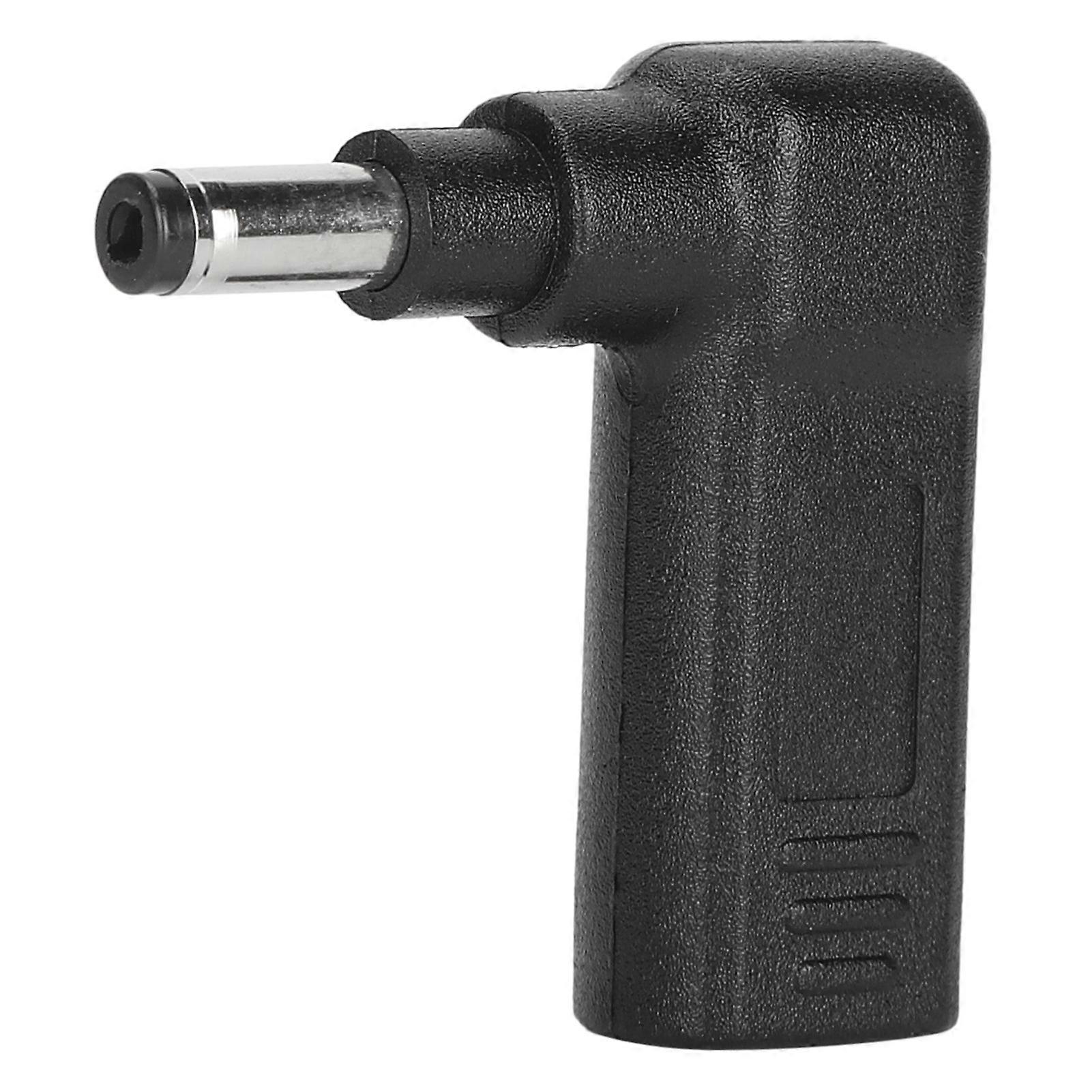 Type-C Female to DC Male 4.8 x 1.7mm Angled Adapter, Portable Type-C Data Cable Extension Cord
