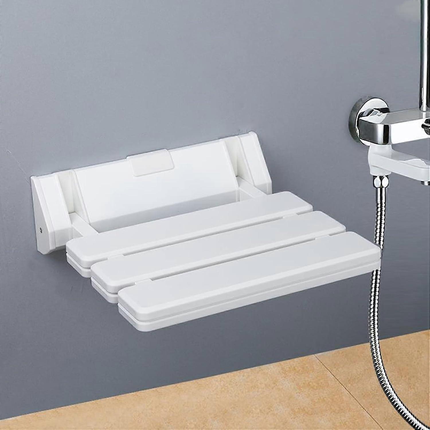 Foldable Safety Shower Seat - White Foldable Shower Seat (AAA)