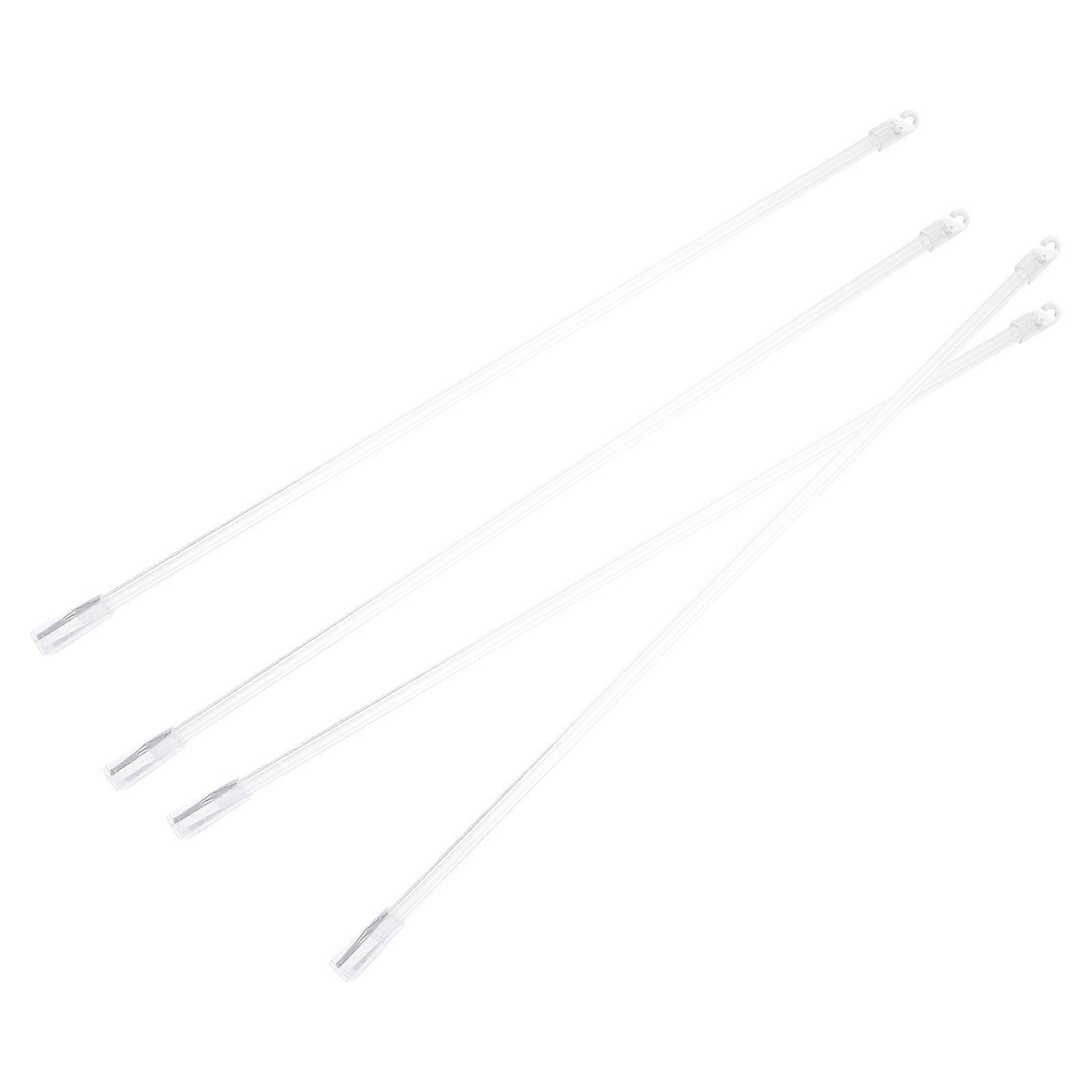 Transparent Plastic Blind Wands for Vertical Blind Rods Replacement Pack of 4