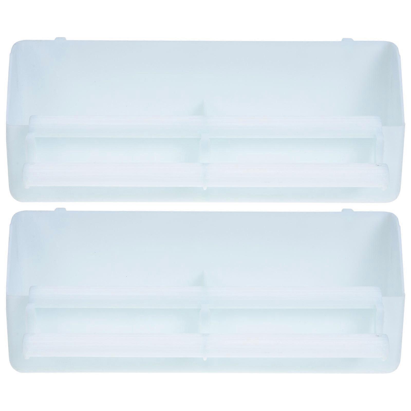 Bird Feeding Station Large Capacity Feeding Plastic Design for Daily Use 2Pcs