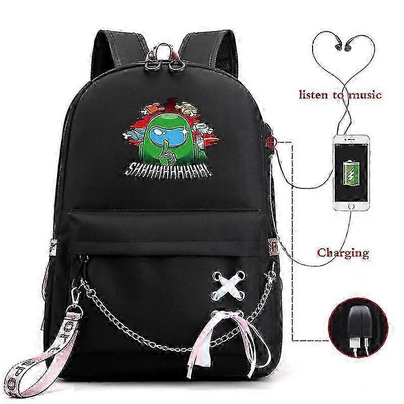 2025 Latest Model  Game Peripheral Chain Backpack School Bag Among Us Space