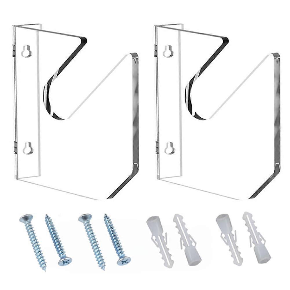 2 Pack Horizontal Skateboard Storage Rack with Screws Wall Mount Pack of 2