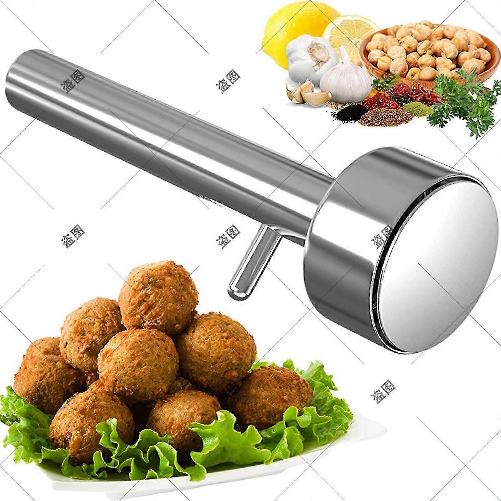 Falafel Scoop Maker, 304 Nerezová ocel Nejlepší Falafel Maker Scoop Restaurace Style Meat Ball Maker
