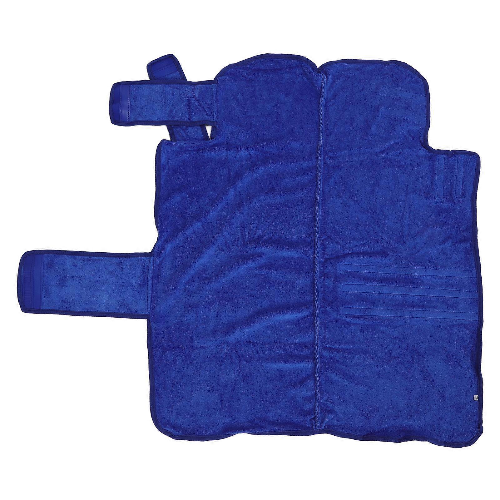 Pet Drying Coat Soft Fast Absorbent Machine Washable Dog Towel Bathrobe for Puppy Cat XL