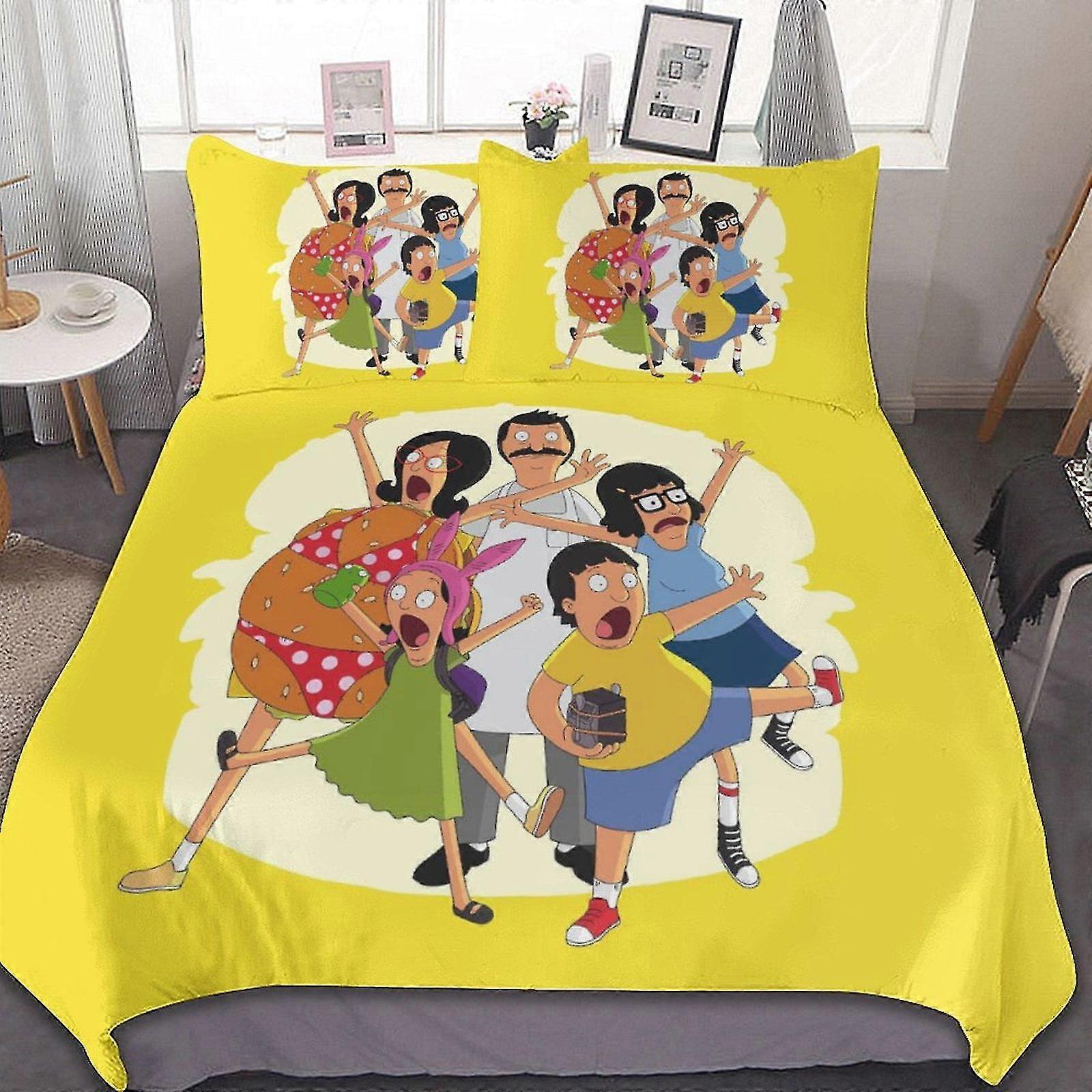 Breathable 3 Pcs Bed Sheets Set with Duvet Cover and 2 Pillow Shams Soft All Seasons Bedding Set Suitable for a Certain Brand