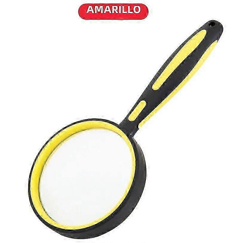 Kids Magnifying Glass with Non-Slip Handle 6-10X Magnifying Glass for Reading and Nature Exploration for Seniors