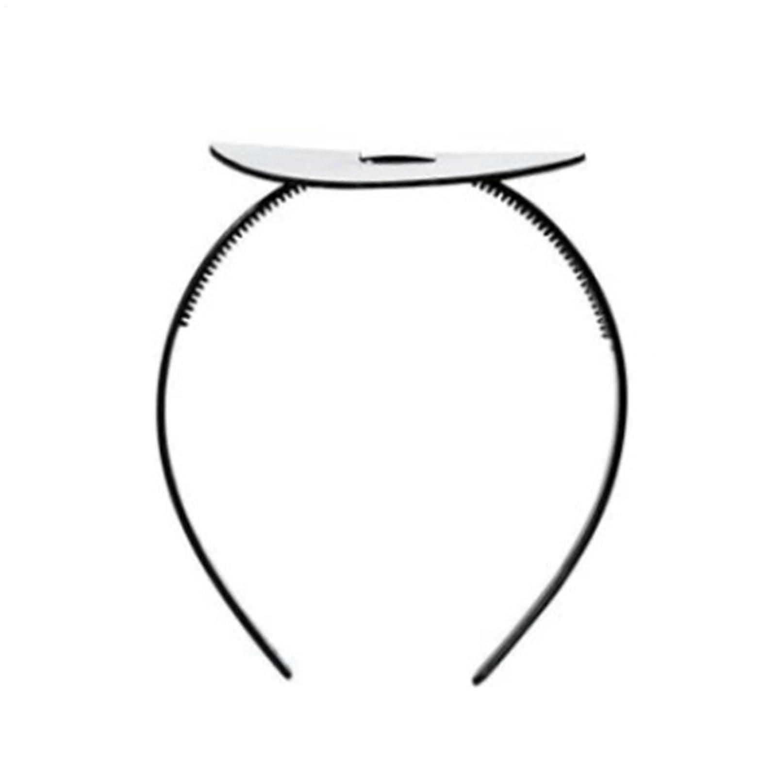 Abschlusshut-Einsatzband Haarspange Für Abschlusskappen - Steckbare Haarschmuck Accessoire für Damen, Sicherer Halt, Schwarz