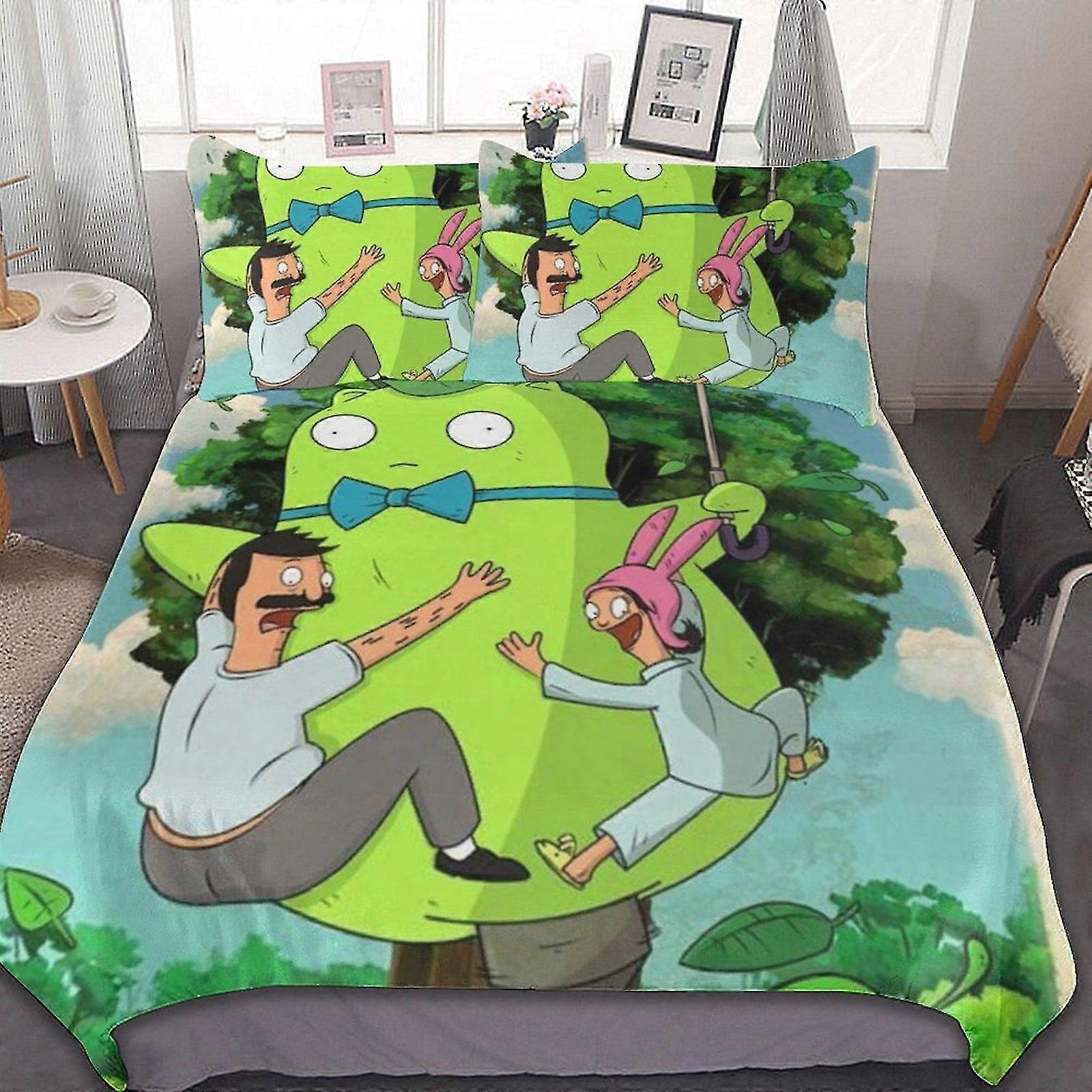 3 Pcs Bed Sheets Set Breathable Duvet Cover with 2 Pillow Shams Soft All Seasons Bedding Set for Certain Brand